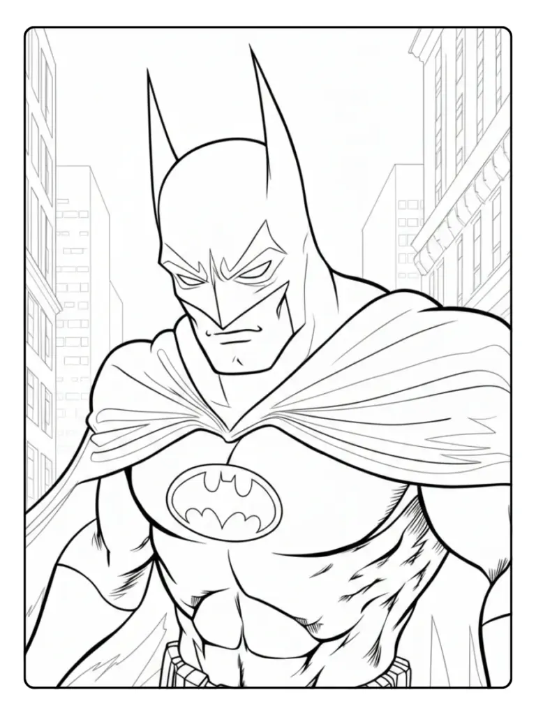 Batman Desenho Para Colorir