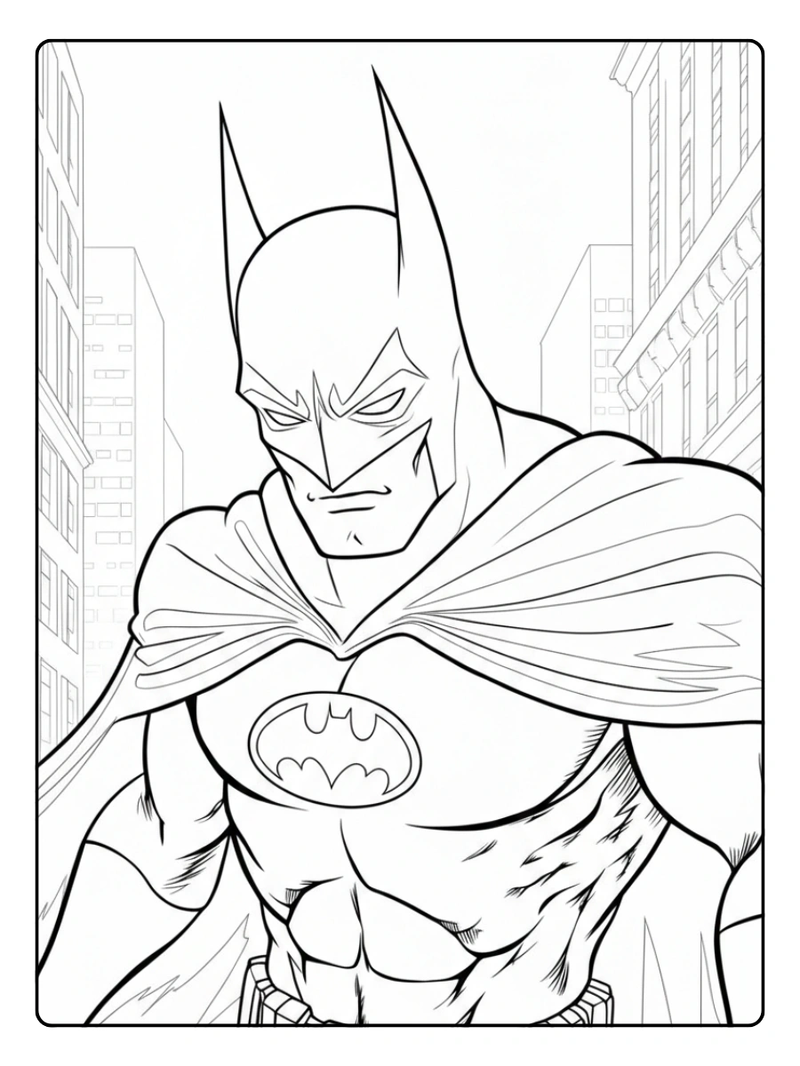 Batman Desenho Para Colorir