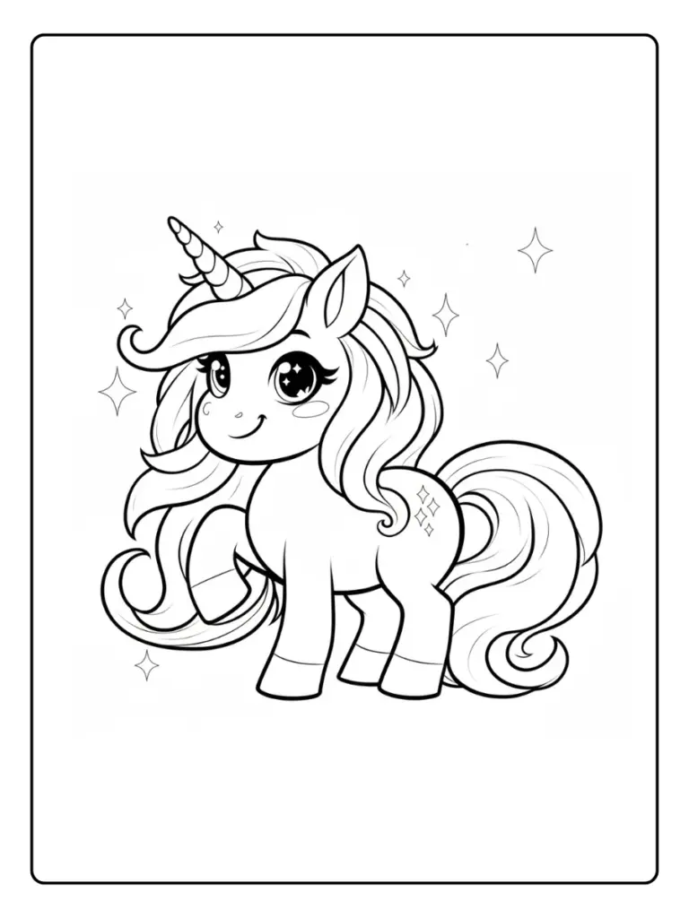 Desenho De Unicornio Para Colorir (1)