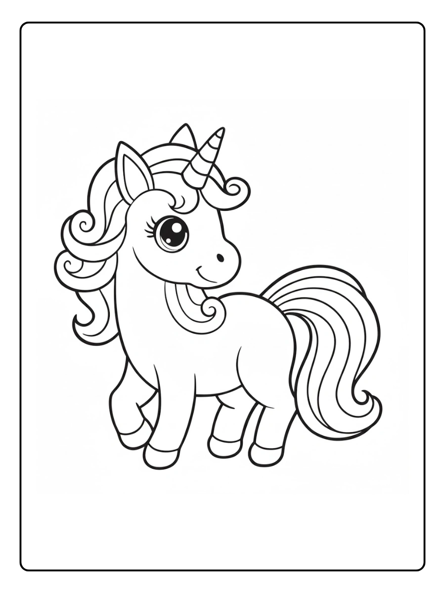 Desenho De Unicornio Para Colorir (11)
