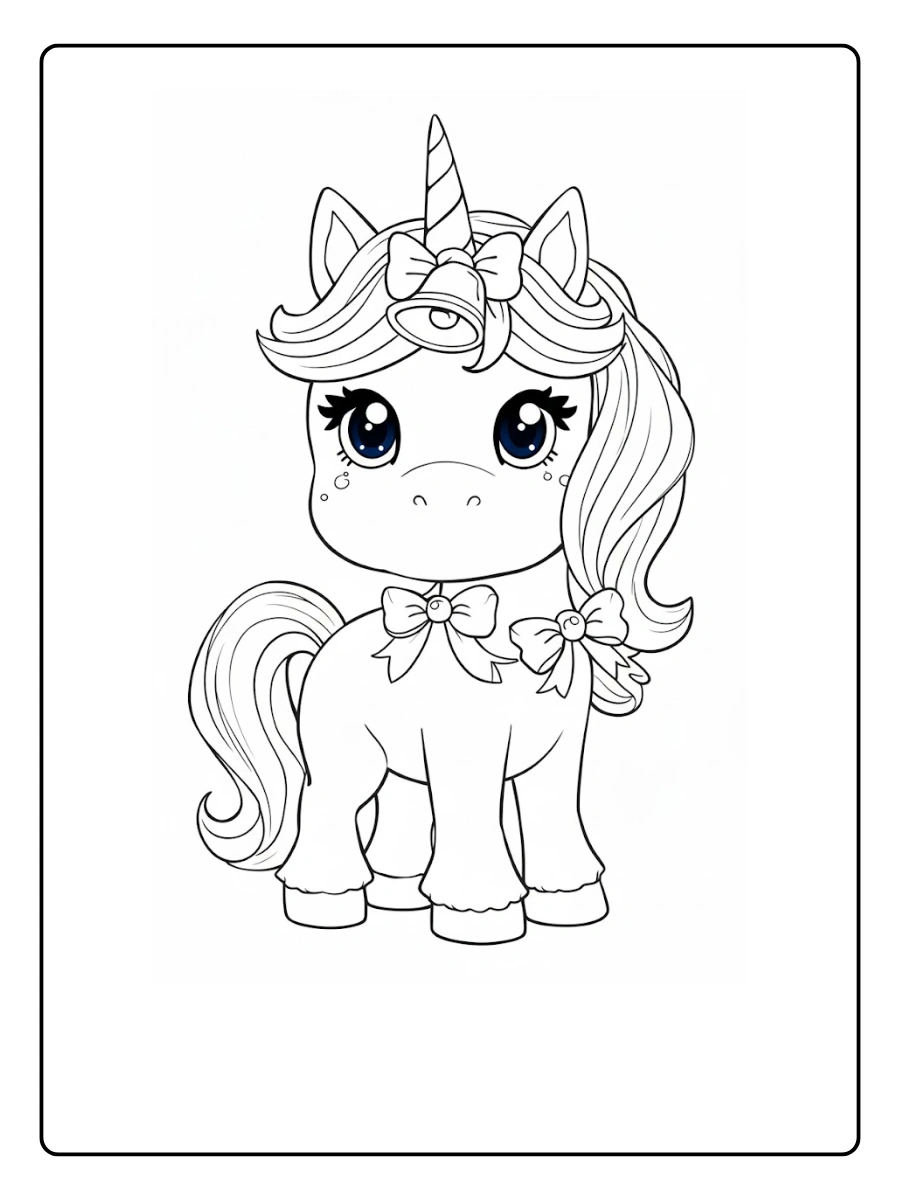 Desenho De Unicornio Para Colorir (2)