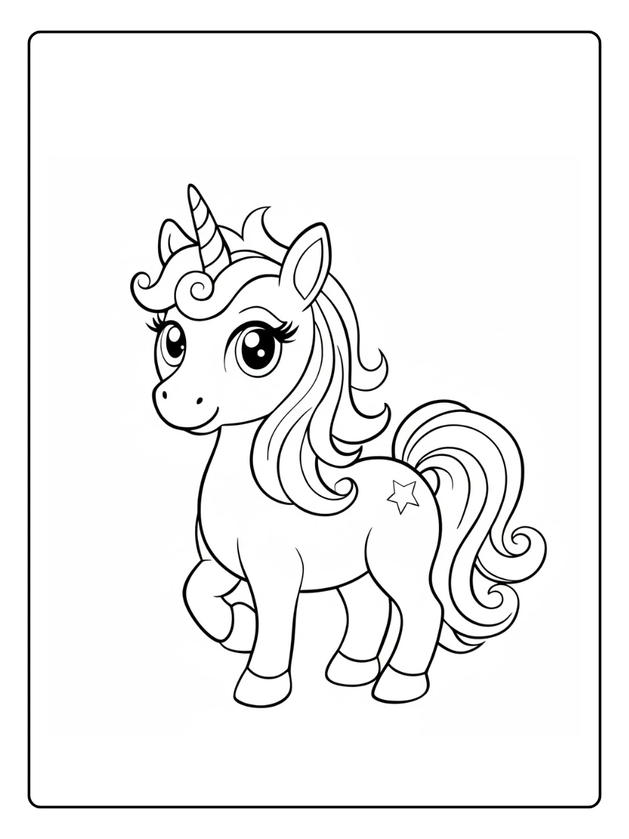 Desenho De Unicornio Para Colorir (4)