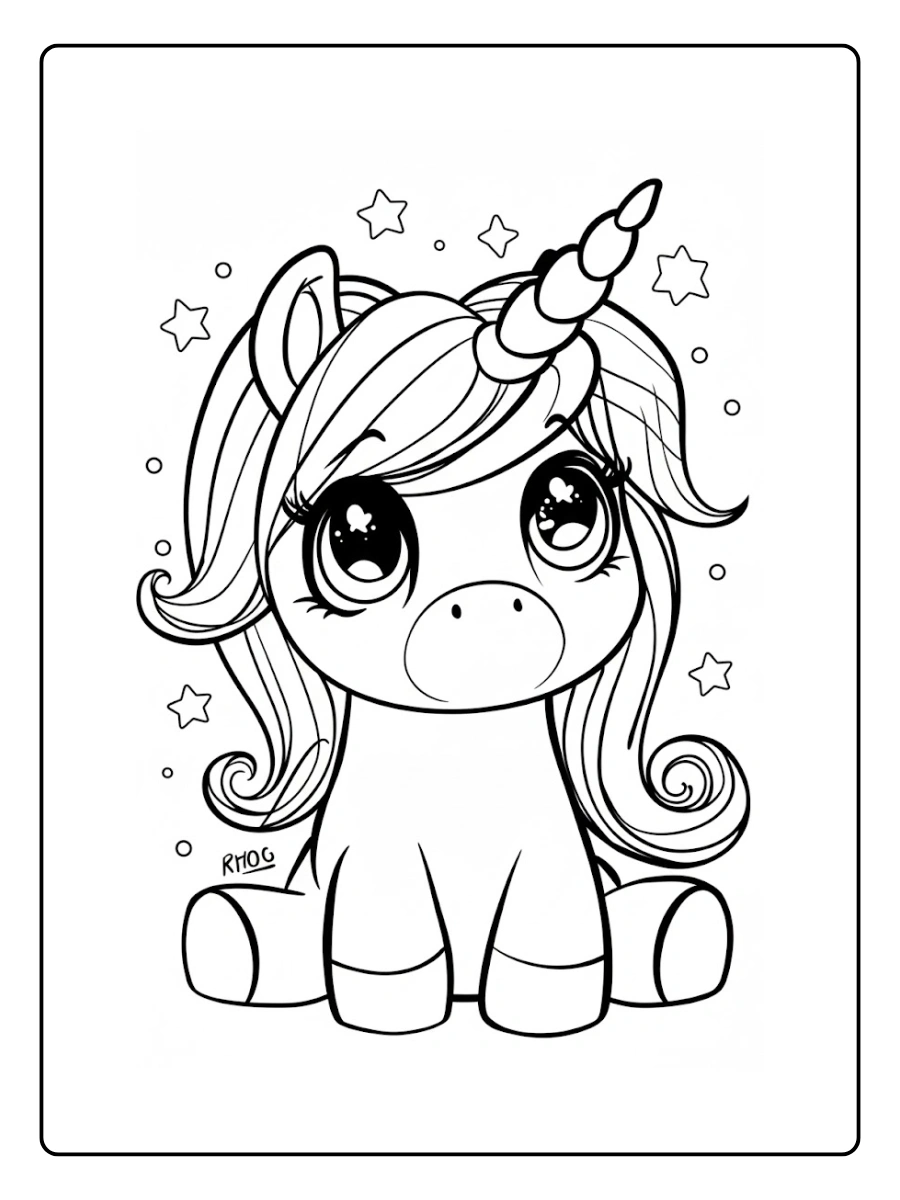 Desenho De Unicornio Para Colorir (5)