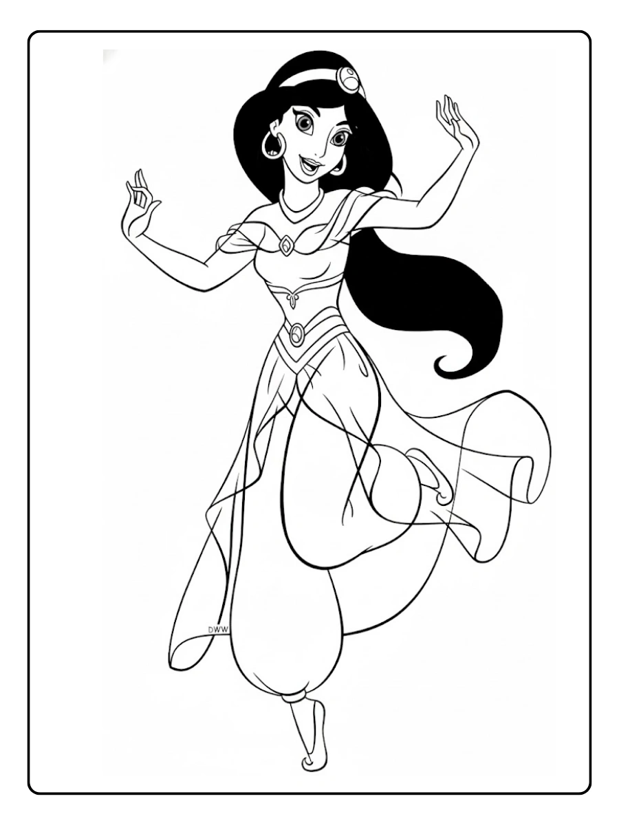 Desenhos Para Colorir As Princesas Disney (13)