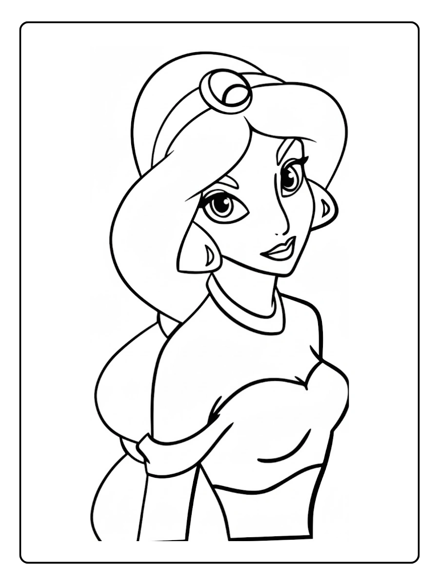 Desenhos Para Colorir As Princesas Disney (3)
