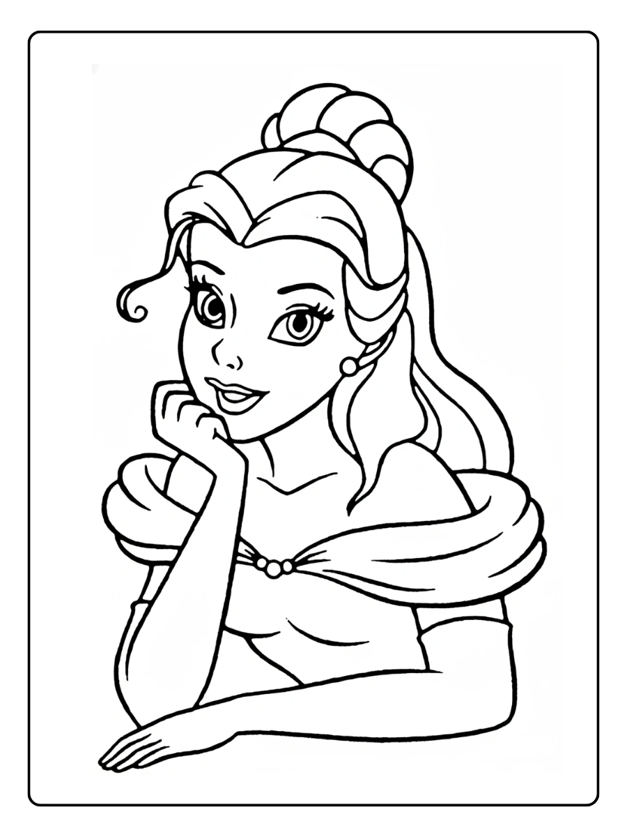 Desenhos Para Colorir As Princesas Disney (4)