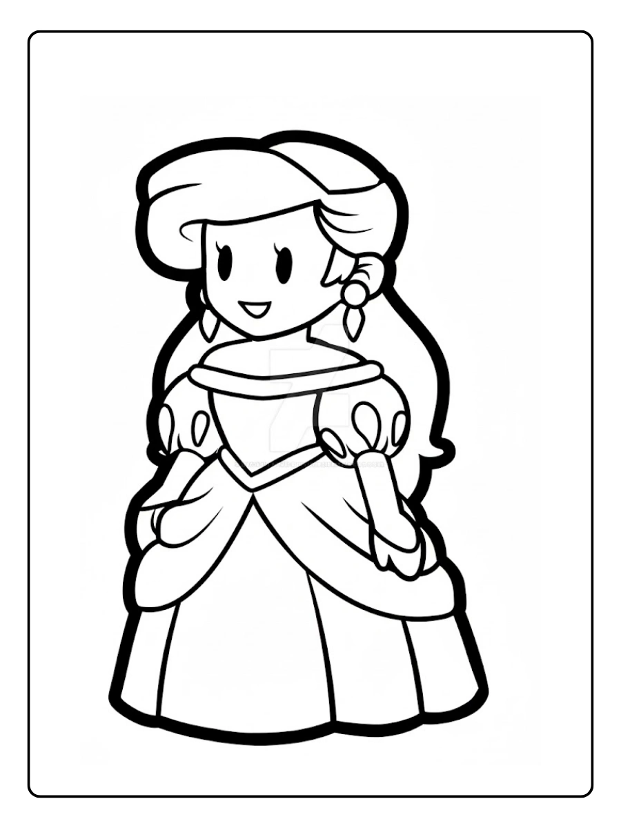 Desenhos Para Colorir As Princesas Disney (6)