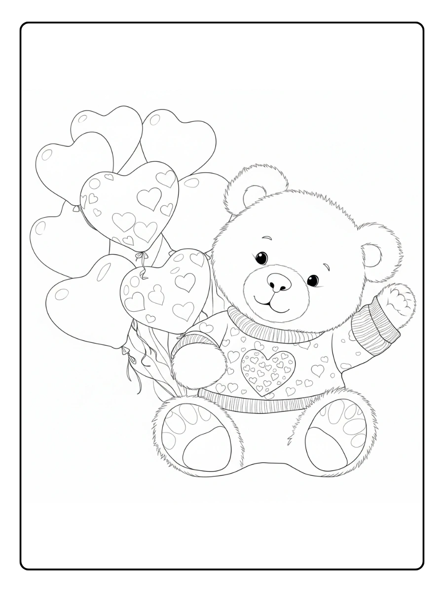 Desenhos para colorir do Dia dos Namorados (2)