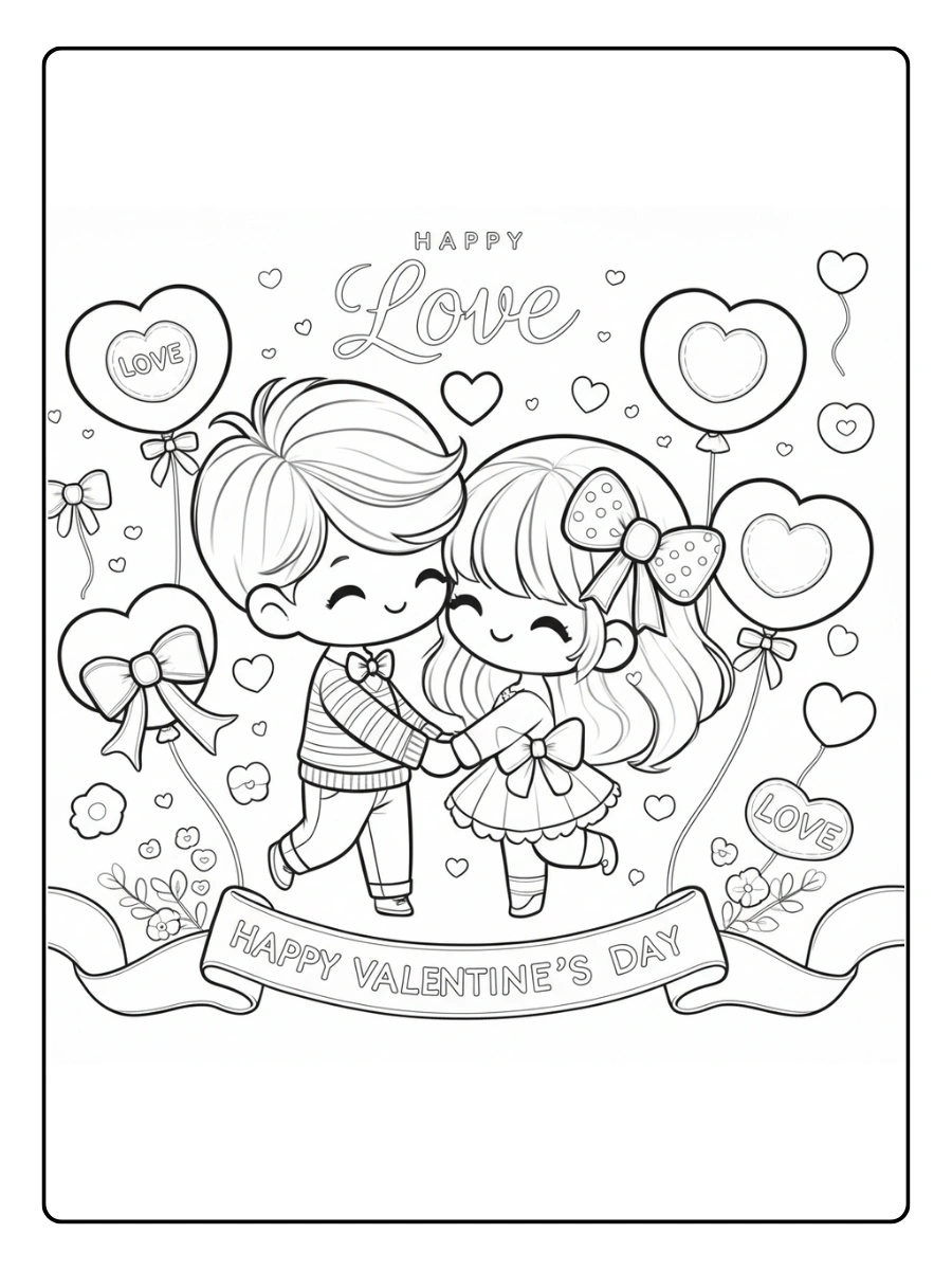 Desenhos para colorir do Dia dos Namorados (3)