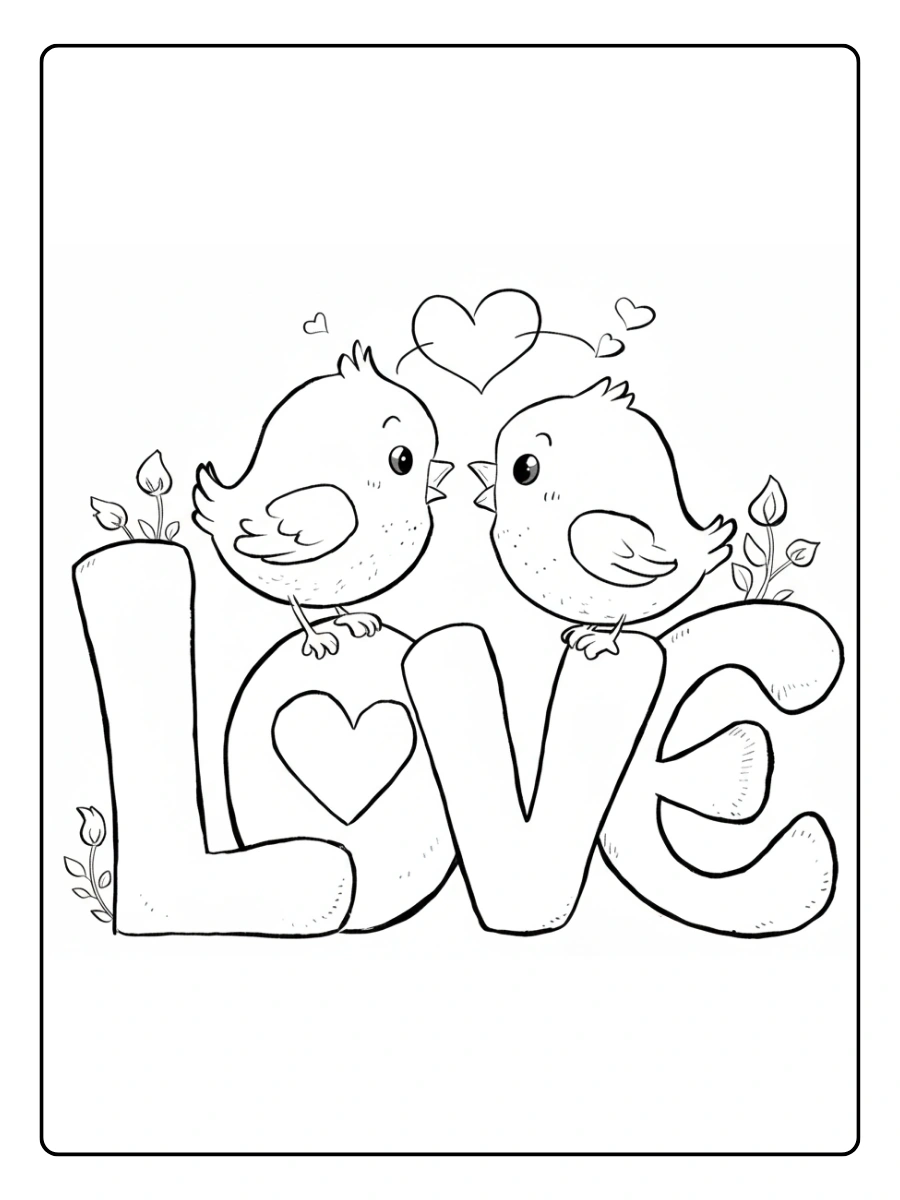 Desenhos para colorir do Dia dos Namorados (4)