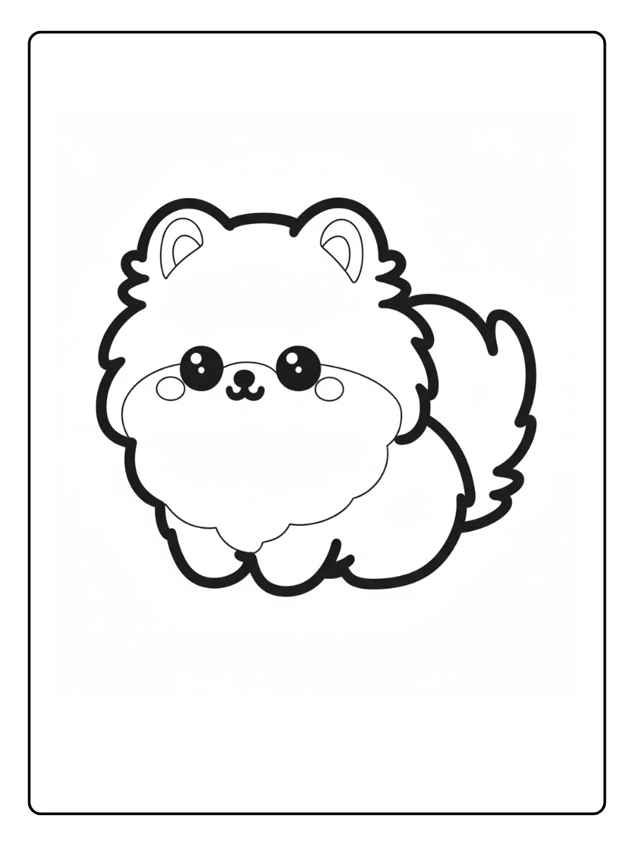 desenho de cachorro fofo para colorir (3)