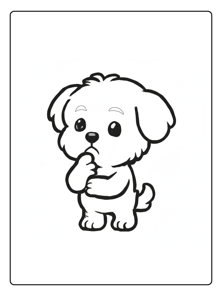 desenho de cachorro para colorir (13)