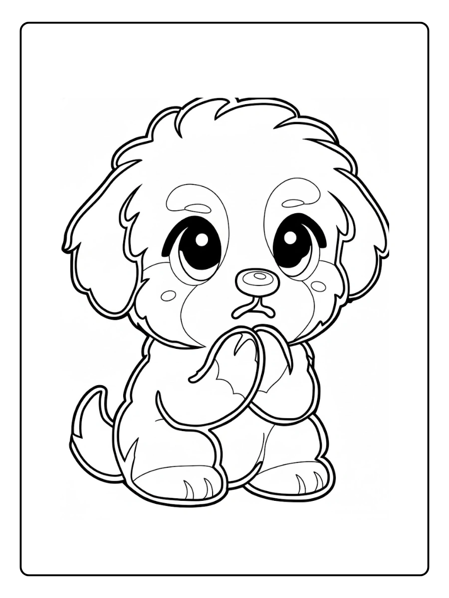 desenho de cachorro para colorir (5)