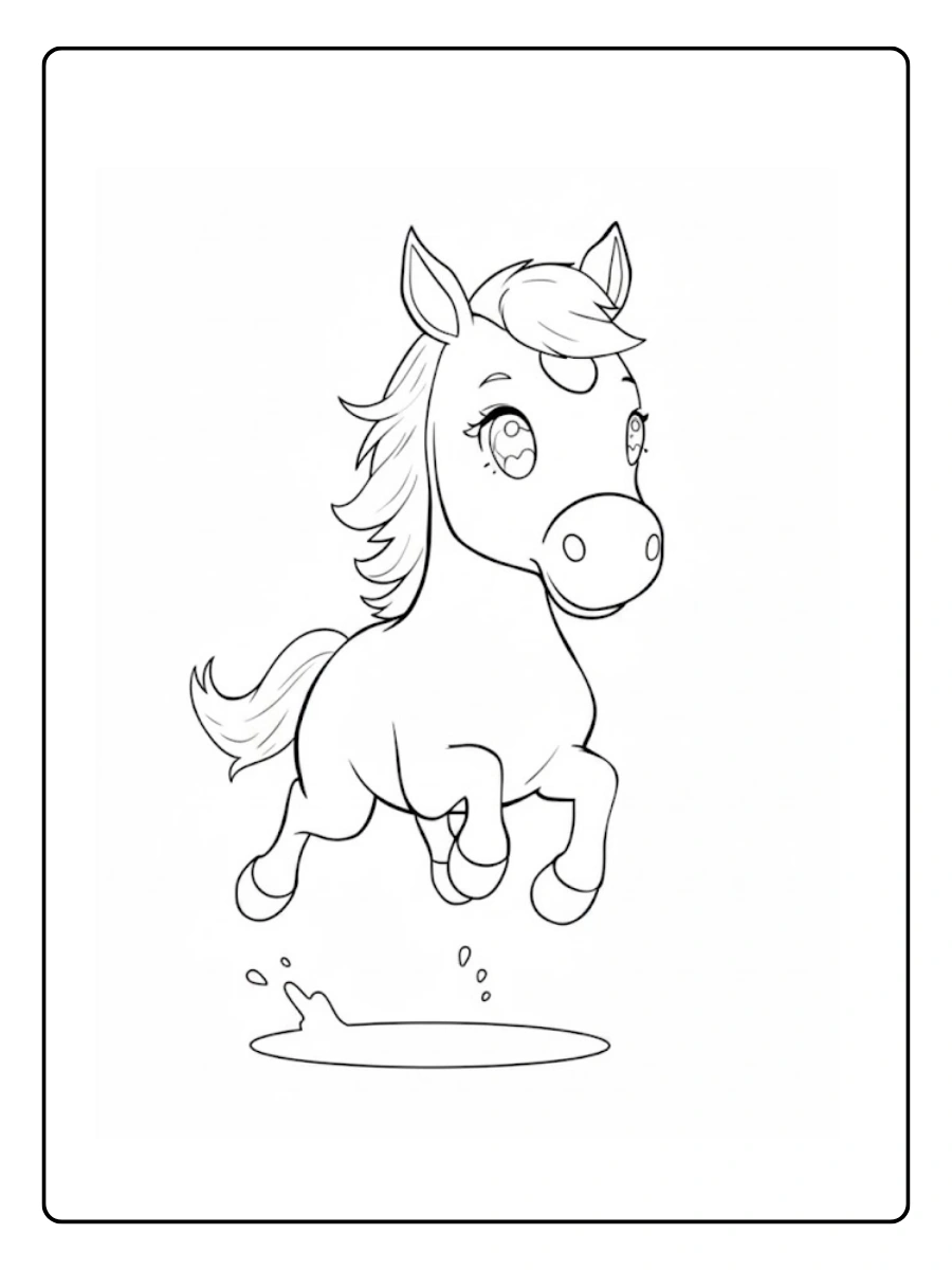 desenho de cavalo para colorir (2)