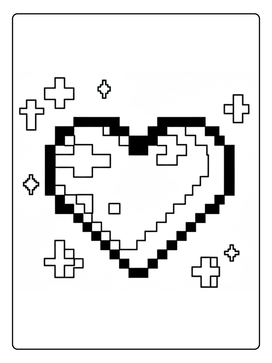 desenho de coração para colorir (16)