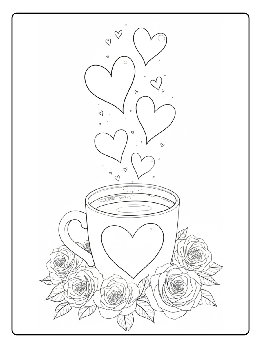 desenho de coração para colorir (2)