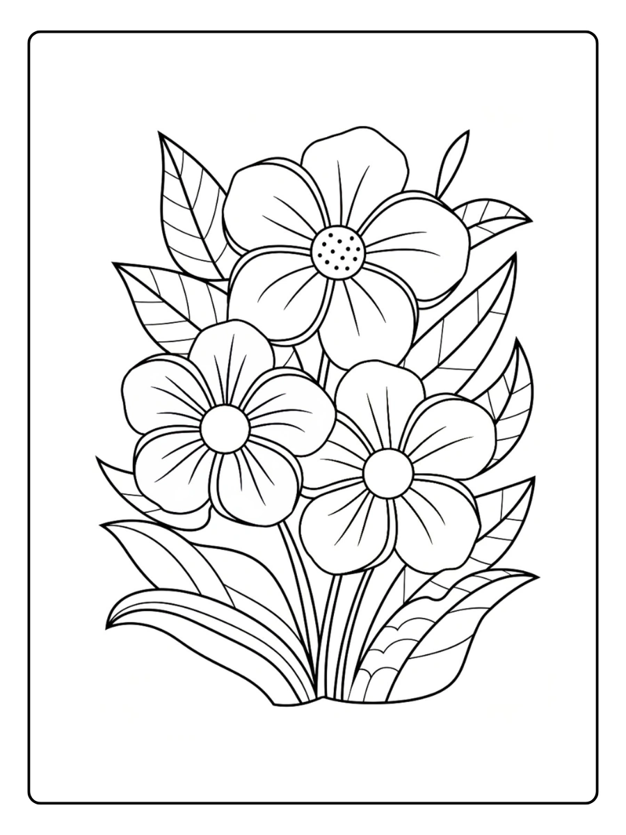 desenho de flores para colorir (10)