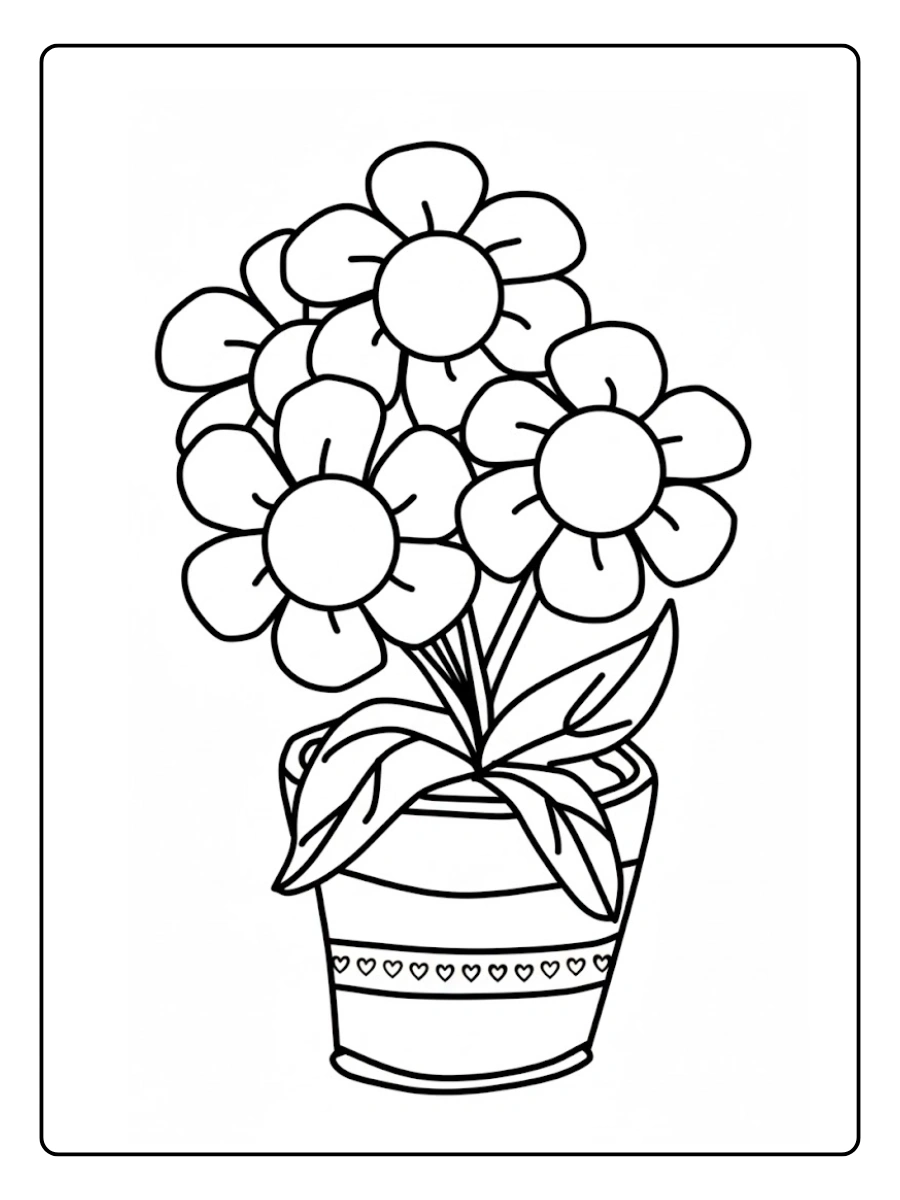 desenho de flores para colorir (11)