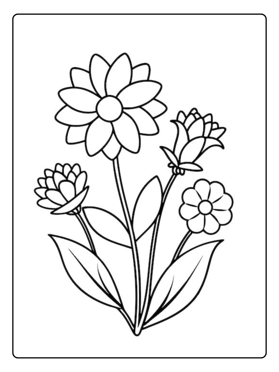 desenho de flores para colorir (13)