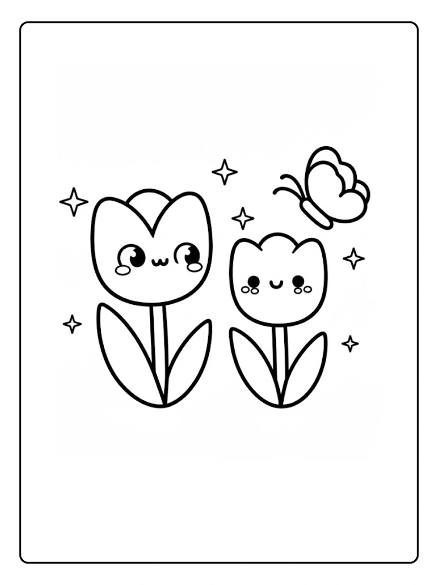 desenho de flores para colorir (2)