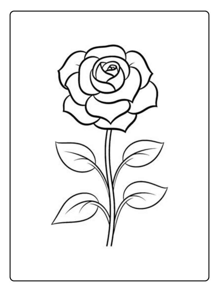 desenho de flores para colorir (4)