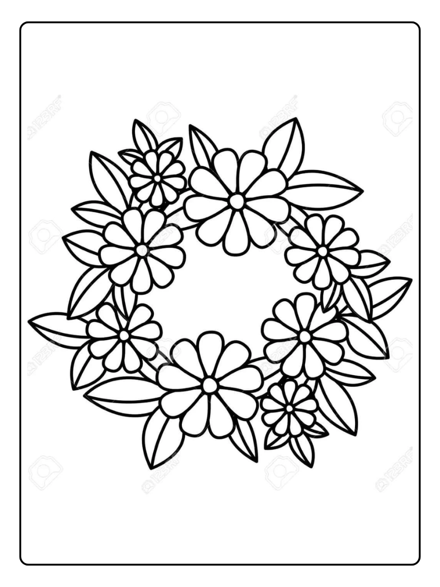 desenho de flores para colorir (8)