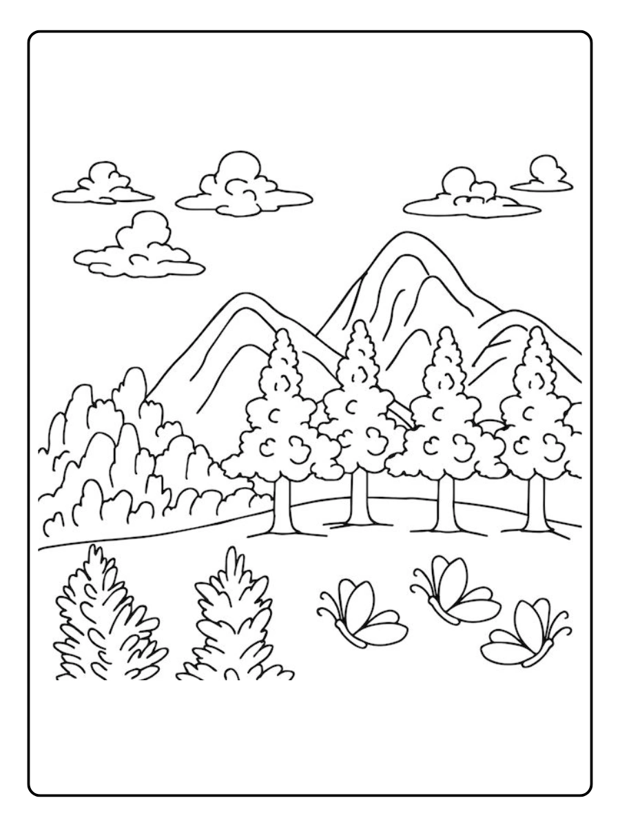 desenho de floresta para colorir (1)