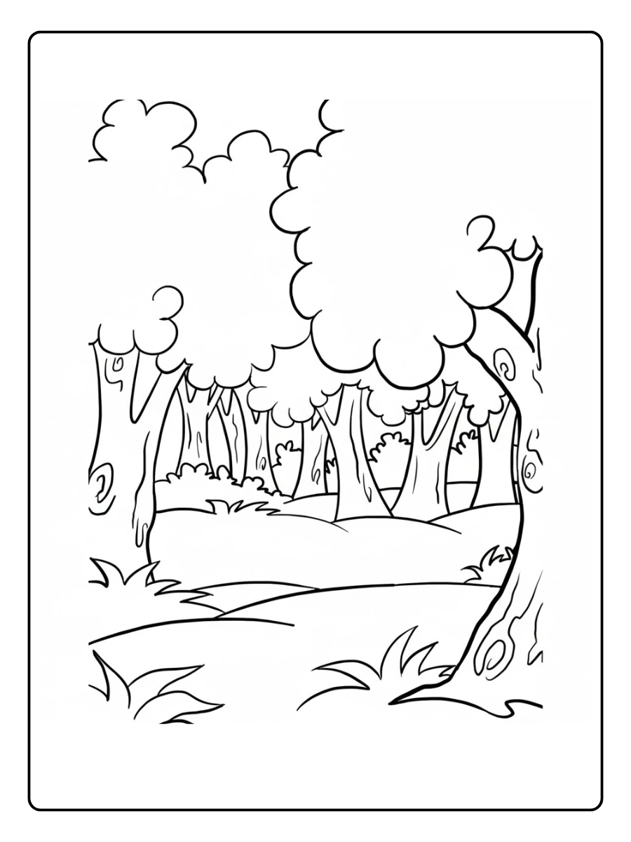 desenho de floresta para colorir (10)