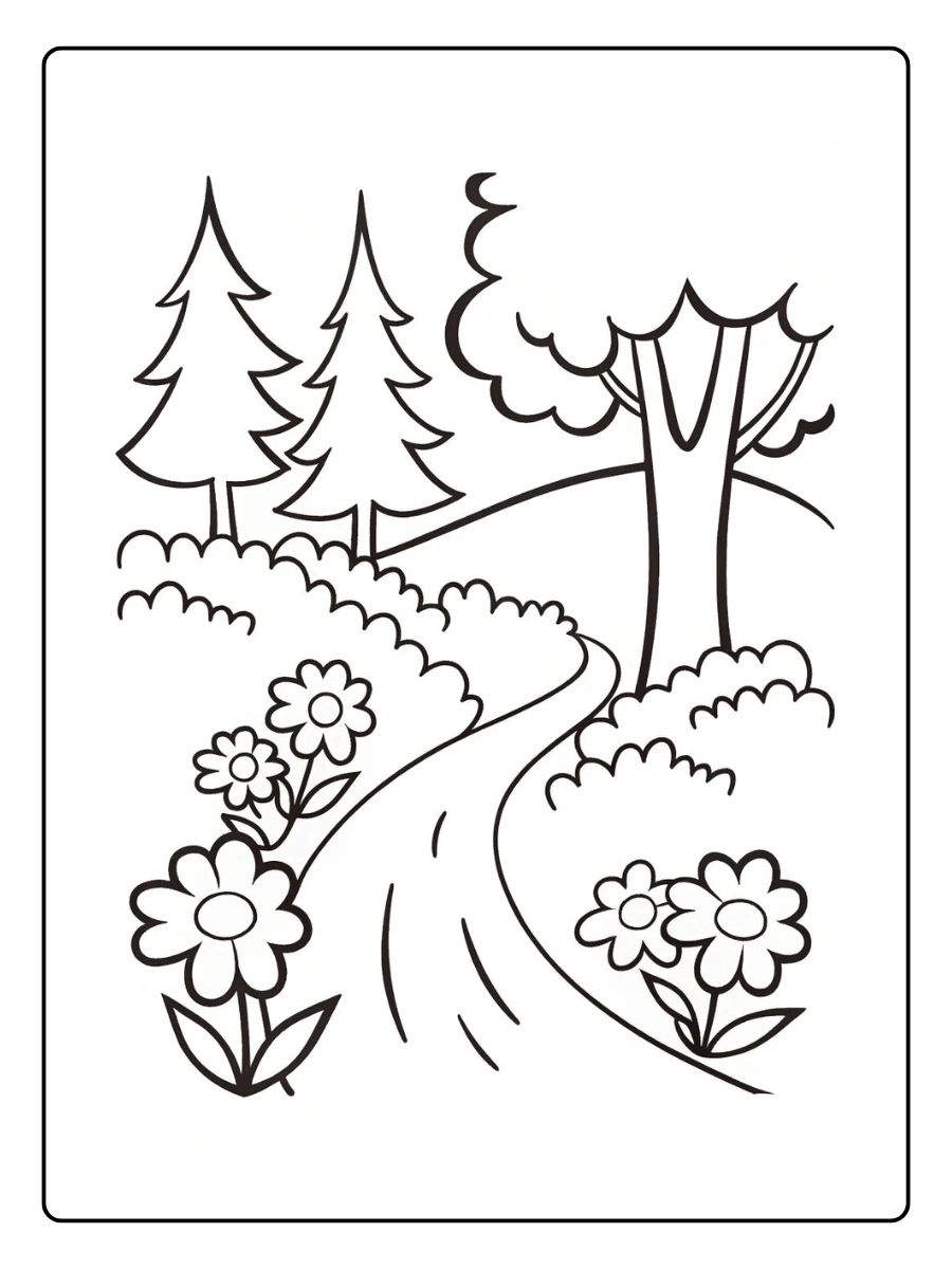 desenho de floresta para colorir (15)