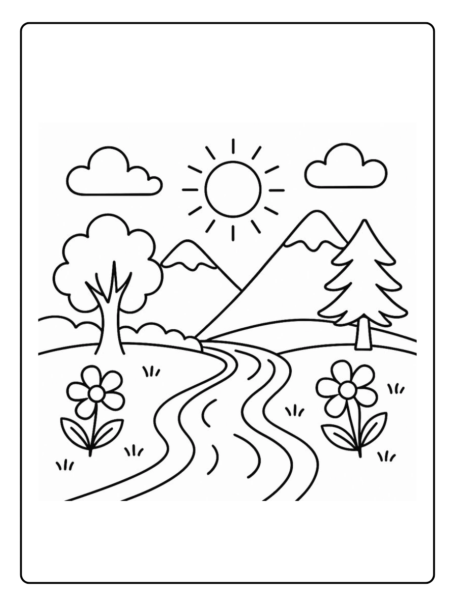 desenho de floresta para colorir (5)