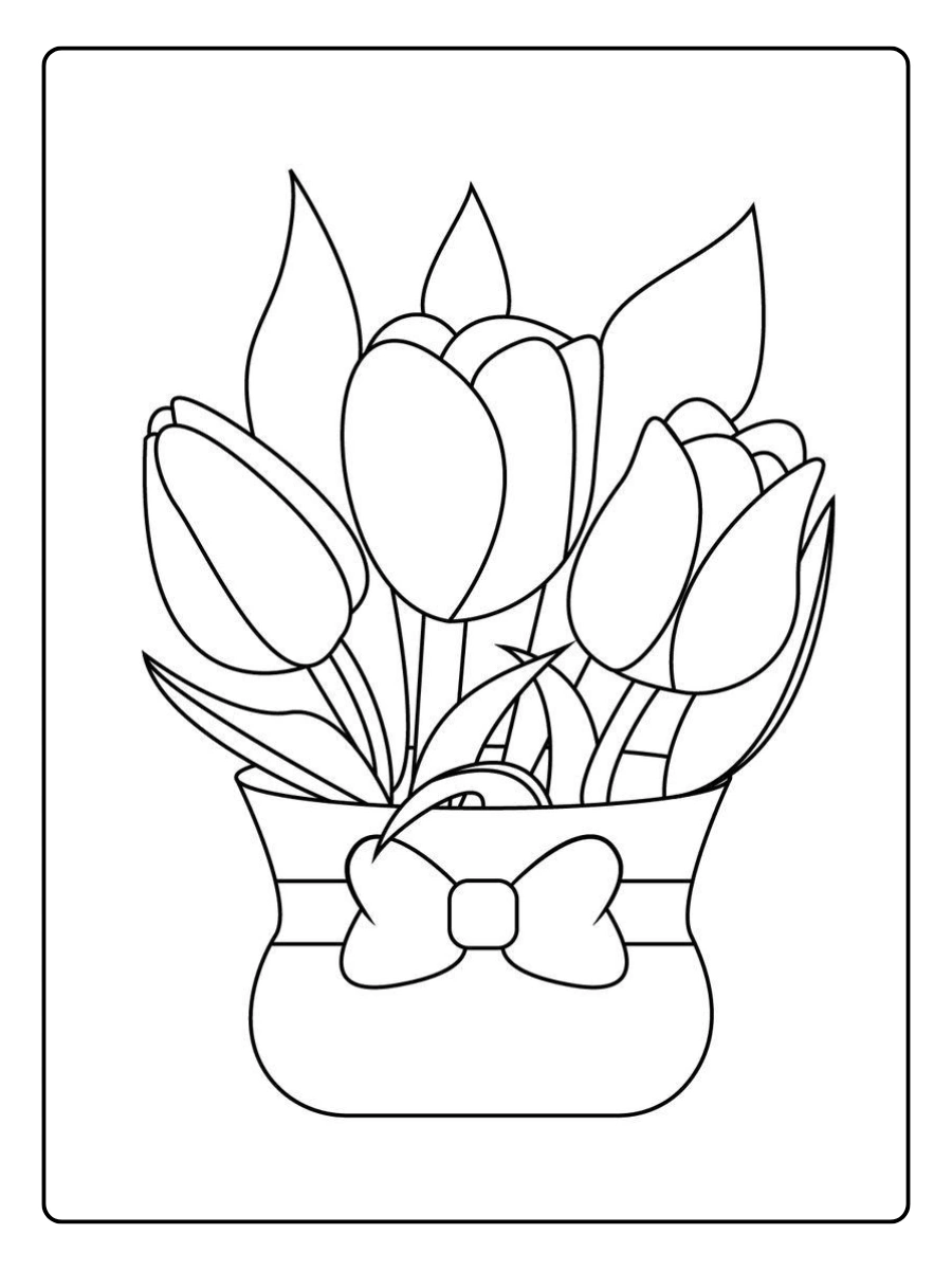 desenho de tulipa para colorir (9)