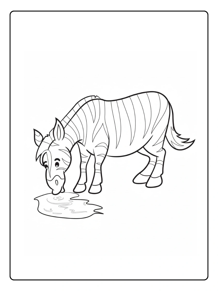 desenho de zebra para colorir (10)
