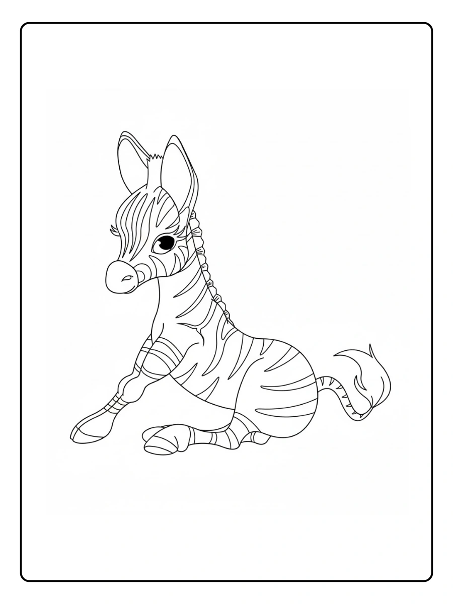 desenho de zebra para colorir (11)