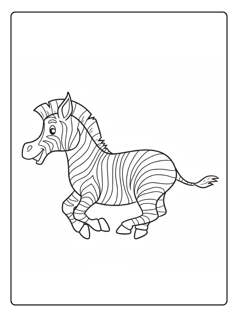desenho de zebra para colorir (6)