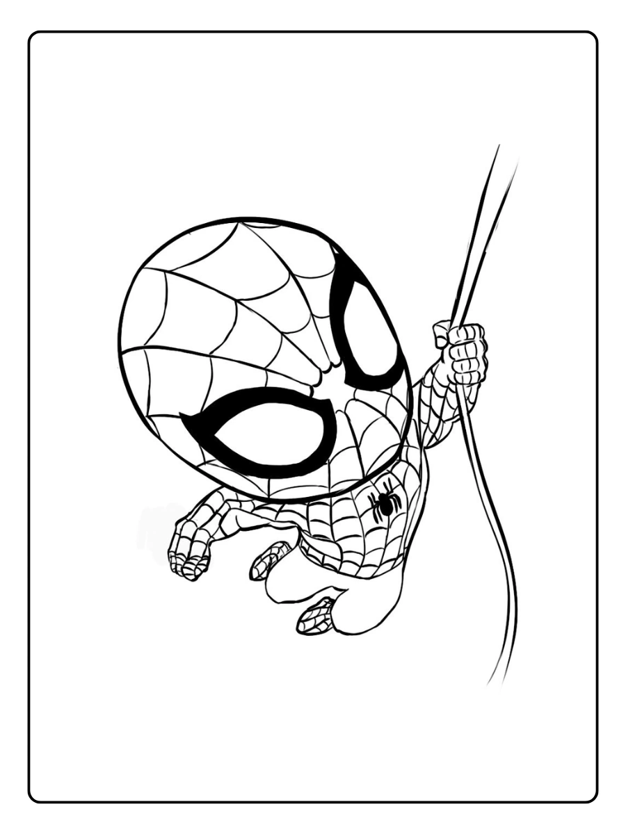desenho do homem aranha para colorir (2)