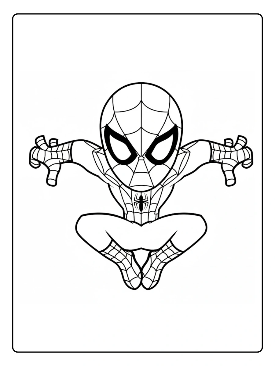 desenho do homem aranha para colorir (9)
