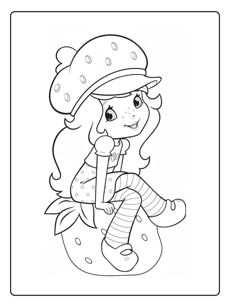 desenho moranguinho para colorir (2)