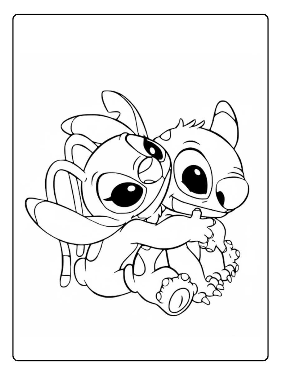desenho para colorir stitch e angel (12)