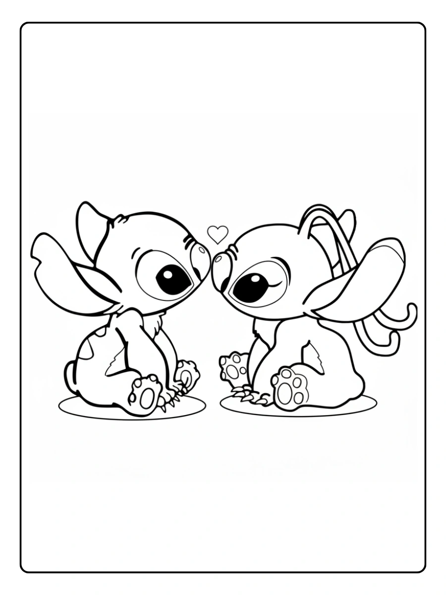 desenho para colorir stitch e angel (4)