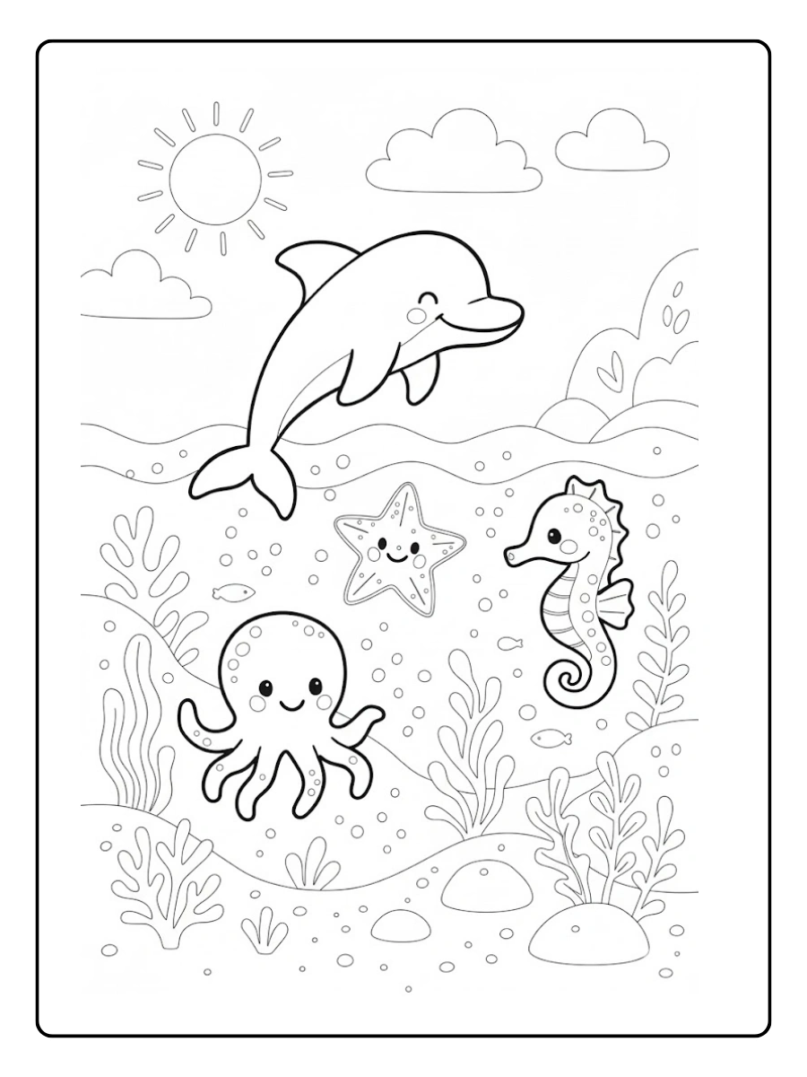 desenhos de animais do mar para colorir (2)