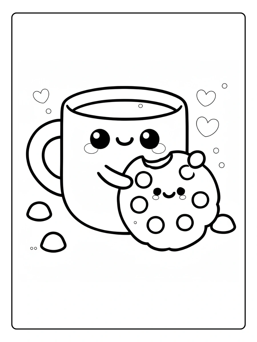 desenhos de comidas fofas para colorir (10)