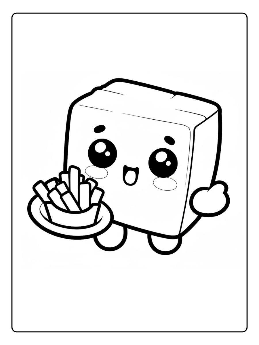 desenhos de comidas fofas para colorir (7)