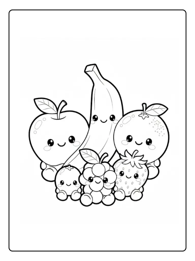 desenhos de frutas para colorir (3)