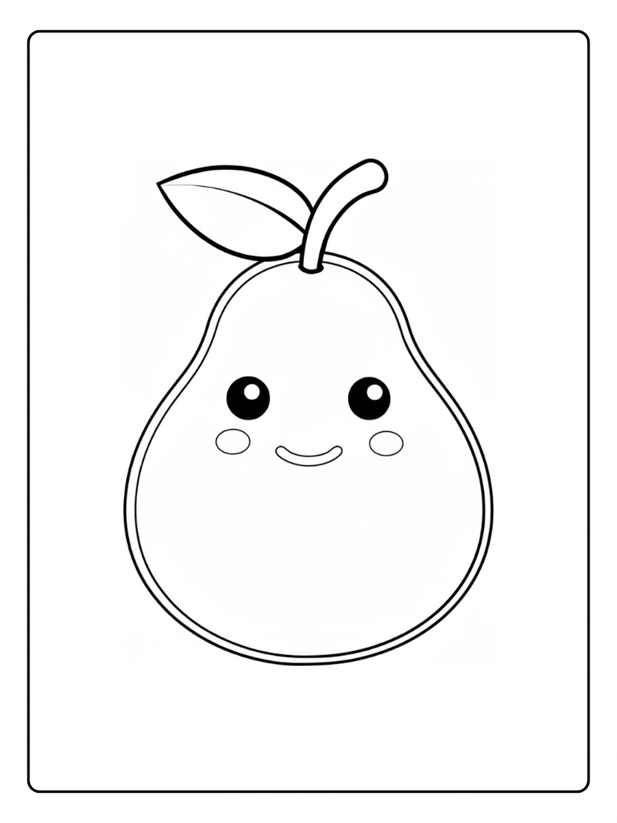 desenhos de frutas para colorir (4)