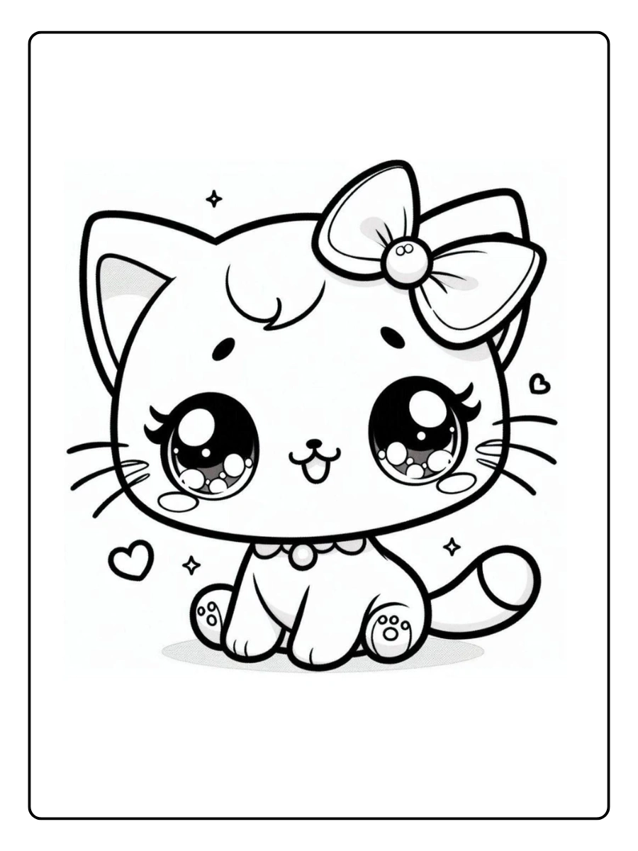 desenhos de gatinhos fofos para colorir (11)