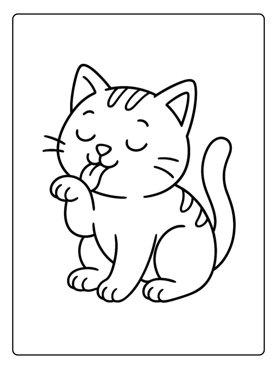 desenhos de gatinhos fofos para colorir (12)