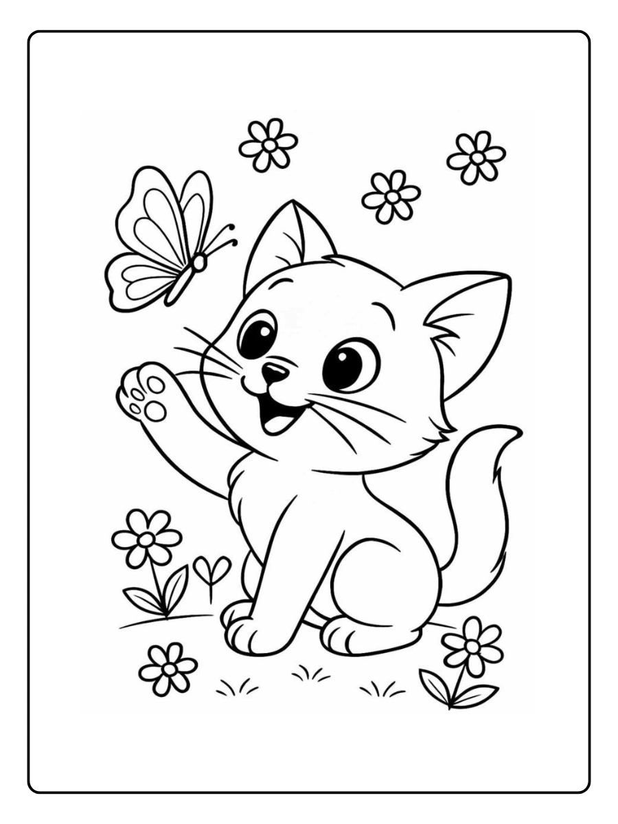 desenhos de gatinhos fofos para colorir (13)