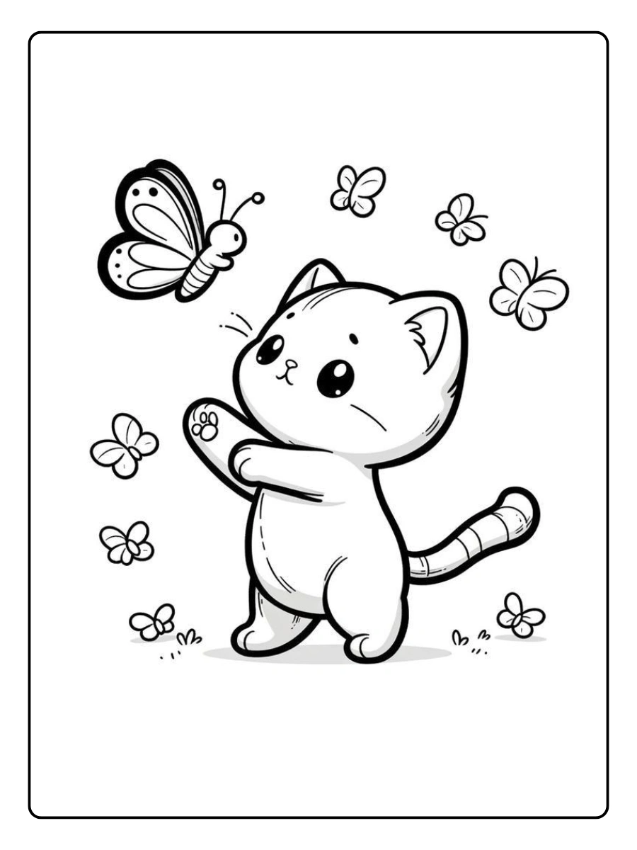 desenhos de gatinhos fofos para colorir (15)