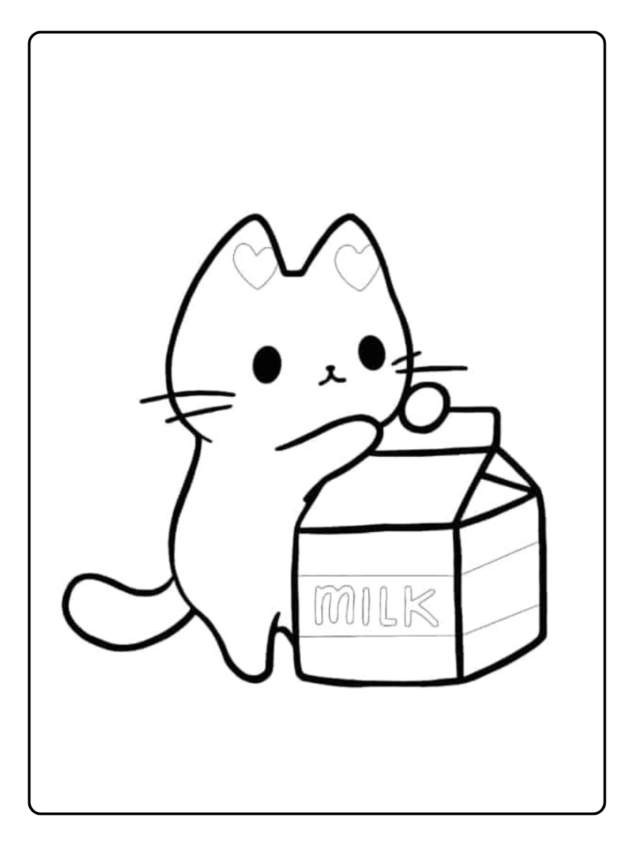 desenhos de gatinhos fofos para colorir (3)