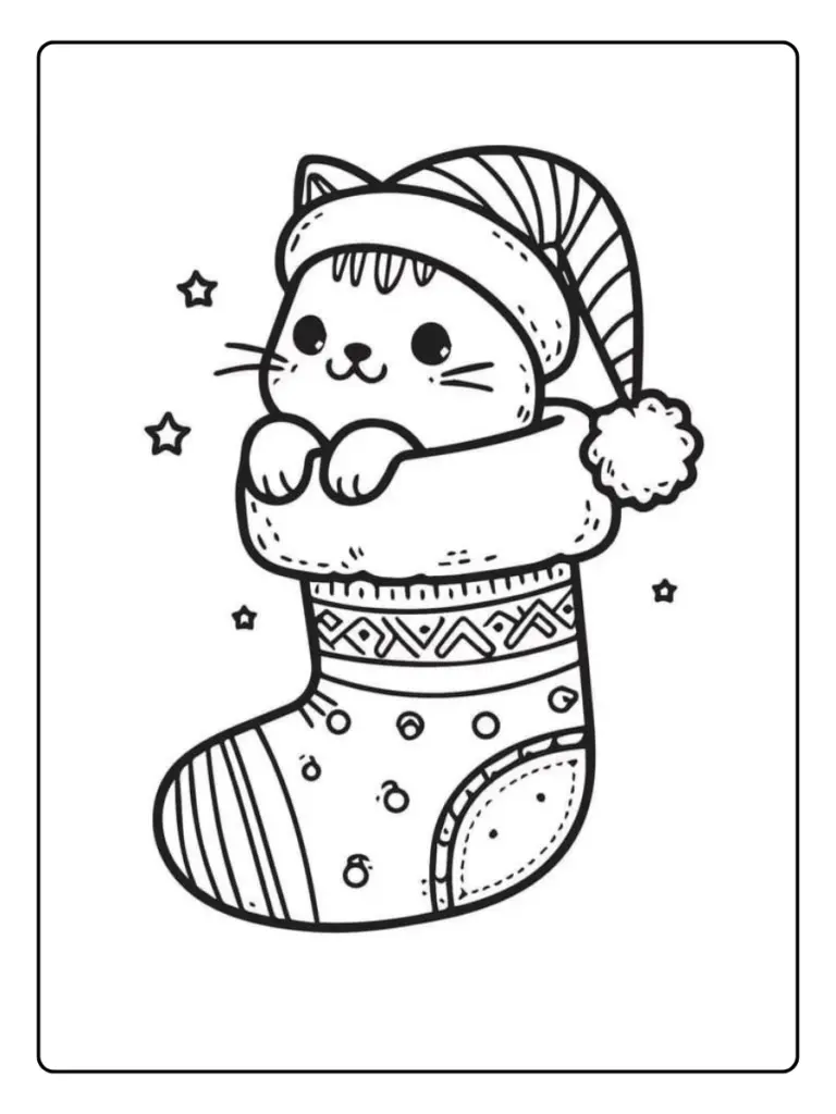 desenhos de gatinhos fofos para colorir (4)